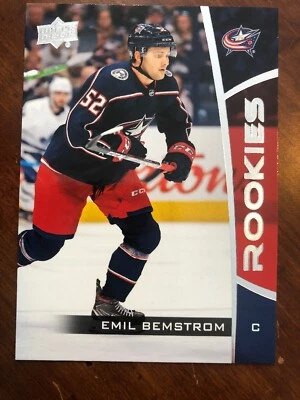 19-20 UD NHL Rookie Box Set 4 Emil Bemstrom - Image 1 of 2