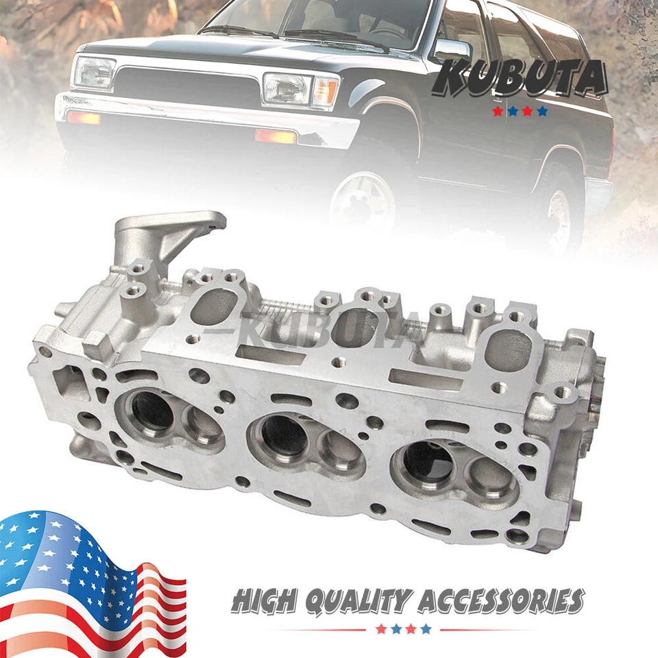 Left Cylinder Head Fit 88-95 Toyota 4Runner Pickup 3.0L SOHC 3VZE - Image 1 of 4