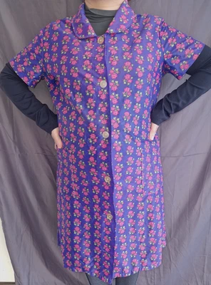 Nylon Dederon kittel schürze Vintage  Apron M50-Original 70er Jahre - Bild 1 von 2