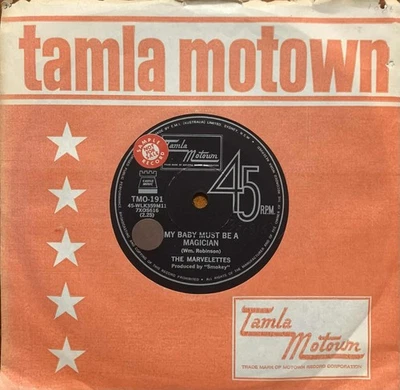 Marvelettes My Baby Must Be A Magician / I Need Someone Motown Soul Funk  Oz 45 - Image 1 of 2
