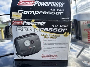 Coleman Powermate 12 Volt Compressor, PMC8321BL, 260 PSI, Cigarette Lighter Plug - Picture 1 of 4