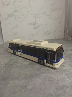 Daron Realtoy NY Hybrid Electric Plastic Toy Bus Friction Toy W/ Opening Doors - Image 1 of 4