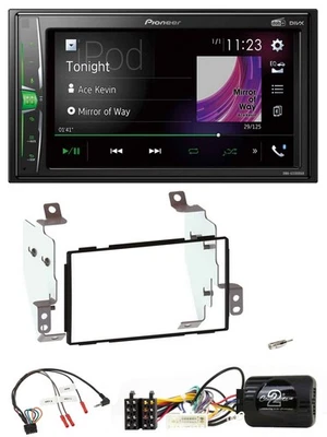 Pioneer 2DIN Lenkrad DAB USB Bluetooth Autoradio für Nissan Note E11 2009-2013 - Bild 1 von 4