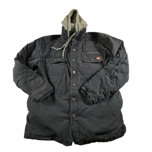 Giacca da lavoro Wrangler con cappuccio taglia L zip bottoni a pressione trapuntata foderata fienile lavoro - Foto 1 di 6