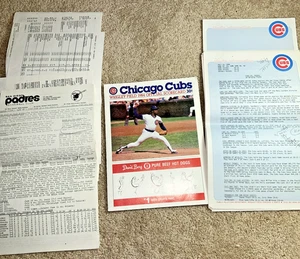 Jul 16, 1984 CHICAGO CUBS Scorecard / PRESS & MEDIA Info vs. SAN DIEGO PADRES - Picture 1 of 15