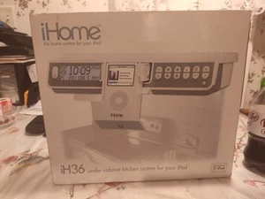 iHome iH36 White Under-Cabinet Kitchen System for iPod - RECON Speakers - NEW - Picture 1 of 4