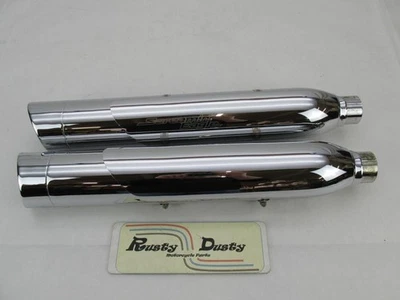 Harley-Davidson Softail Screamin Eagle Street Cannon Slip-On Mufflers 64900344 - Image 1 of 4