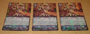 CARDFIGHT VANGUARD CCG Cards x 3 "Dragonic Overlord "The X" RRR G-BT01 CF122 - Picture 1 of 3