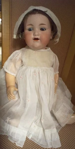 19" Armand Marseilles #990 Bisque-Head Antique Doll, on Baby Body circa 1925 - Picture 1 of 12