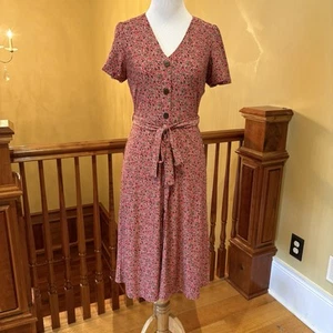 Vestido Femenino Floral Botón Demure Para Mujer S - Imagen 1 de 12