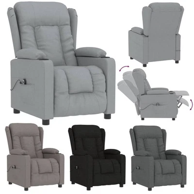 Relaxsessel mit Liegefunktion Elektrisch Sessel Sofa Fernsehsessel Ohrensessel - Bild 1 von 4