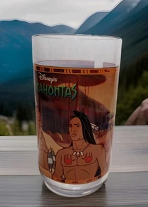 Burger King Disney Pocahontas Powhatan Kocoum Colors of the Wind Drinking Glass - Picture 1 of 6