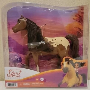 Spirit Horse Chestnut Pinto Mattel DreamWorks ungezähmt 8" Pferd beweglicher Kopf - Bild 1 von 7