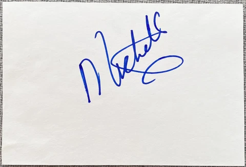 Michelle Williams Signed IP 4x6 Index Card In Top Loader - Destiny's Child Cover