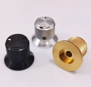 30*25mm Solid Full Aluminum Knobs HiFi Audio AMP DAC Potentiometer 6mm Shaft CNC - Picture 1 of 5