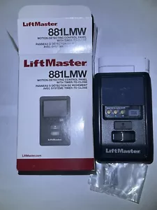 Liftmaster 881LMW Motion Detection Wall Control Panel Garage Opener Timer Close - Picture 1 of 1
