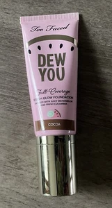 Too Faced Tutti Frutti Dew You Full Coverage Glow Foundation 1.35oz Fruiti COCOA - Picture 1 of 1