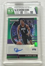 2020 Panini Prizm Draft Picks Desmond Bane Prospects Green Prizm Auto HGA 9.5