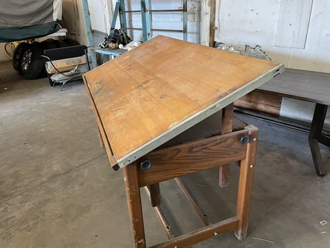 Vintage Hamilton drafting table Cover