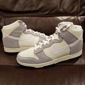 Nike - Dunk High (Pure Platinum Sail) (UK10) (White/Grey/Ivory/Cream/Beige) - Picture 1 of 8