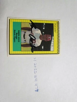 1991 Pro cards Ramon Aviles Signed Baseball Card JSA Auction Certified  - Image 1 of 2