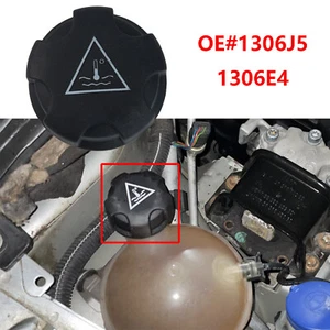 Coolant Radiator Expansion Tank Cap Cover For Peugeot 1007 2008 3008 5008 1306J5 - Picture 1 of 6