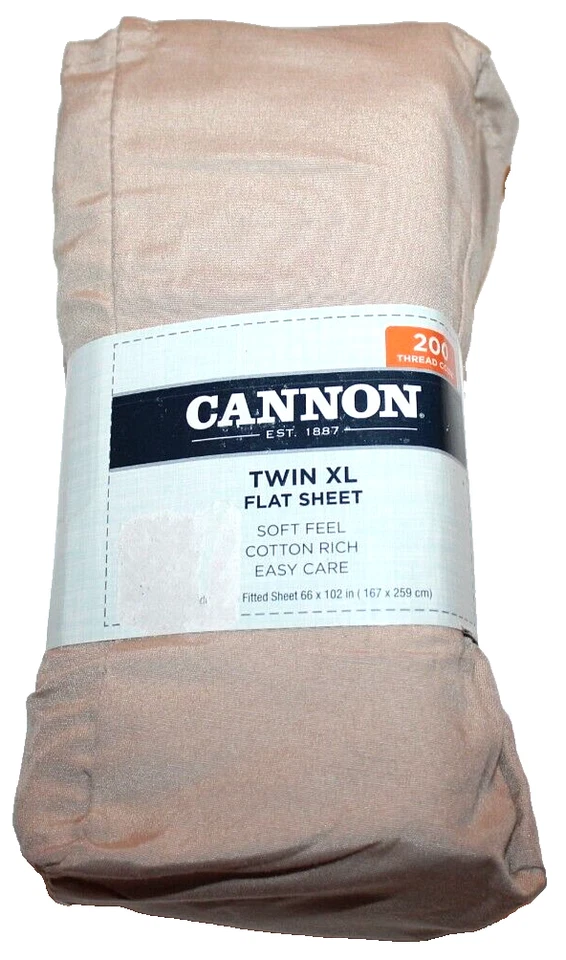 Hoja plana extra larga Cannon Twin color topo macizo 200 hilos Foto 1 de 1