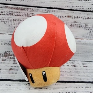 Nintendo Super Mario Super Mushroom Soft Plüsch 6 Zoll Neu Mit Etikett - Bild 1 von 9