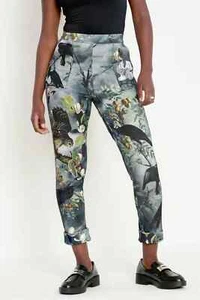 BlackMilk Night Birds Cuffed Pants 2.0 Size Medium M NEW NWT - Picture 1 of 7