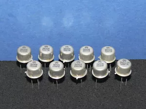 MOTOROLA 2N3439 Silizium HF RF Transistor NPN TO39 Gehäuse 10 Stück Lot - Bild 1 von 2