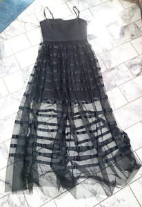 VW VERA WANG - wunderschönes elegantes Kleid - Gr. 8 - schwarz - - NEU - Bild 1 von 5