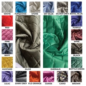 1/2 lengths Quilted Waterproof Fabric Diamond Design Pets Bedding Jackets Covers - Picture 1 of 119
