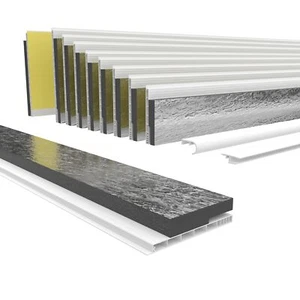 HEXIM 200 cm Rollladenkastendeckel mit Dämmung, Rollladendeckel PVC Rollladen - Bild 1 von 24