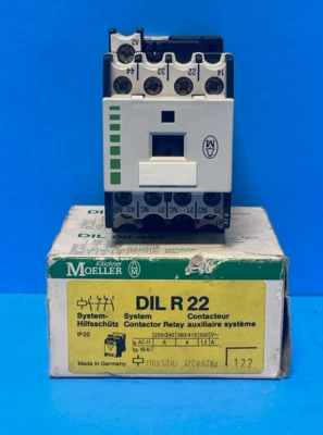 Klockner Moeller DILR-22 Contactor Relay 2N.O. + 2N.C. Rated 15 A 120V Coil - Image 1 of 4
