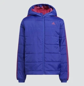 adidas Girls Cozy Purple Puffer Jacket Size SMALL(7/8) & LARGE (14/16) - Picture 1 of 9