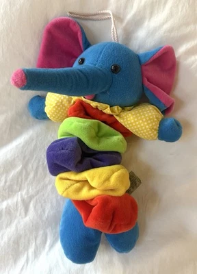 Russ Berrie «Trunks» слон музыкальная кроватка тянуть плюшевая детская игрушка - работает! - Изображение 1 из 4