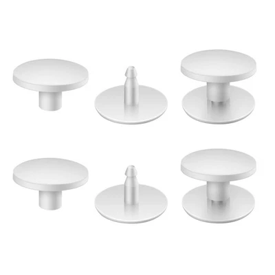 Paquete de 4 remaches de repuesto para bolsas de playa de goma asas correas hebilla de botón Foto 1 de 4