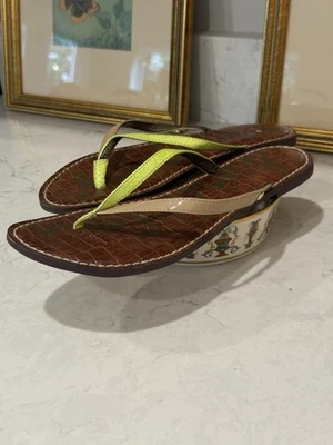 Chanclas Sam Edelman Gracie charol y neón talla 9 nuevas sin caja Foto 1 de 4