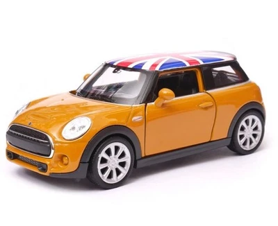 WELLY NEX NEW MINI HATCH Orange 1:34 1:39 Scales 4.5 Inch Toy Car Diecast - Bild 1 von 4