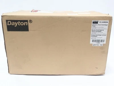 Dayton 4JMX5A Stainless Centrifugal Pump 1-1/4in 1-1/2in 1-1/2hp 460v-ac - Image 1 of 4