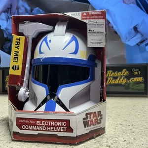 Star Wars Captain Rex Electronic Command Helmet The Clone Wars BOXED 2008 Hasbro - Bild 1 von 12