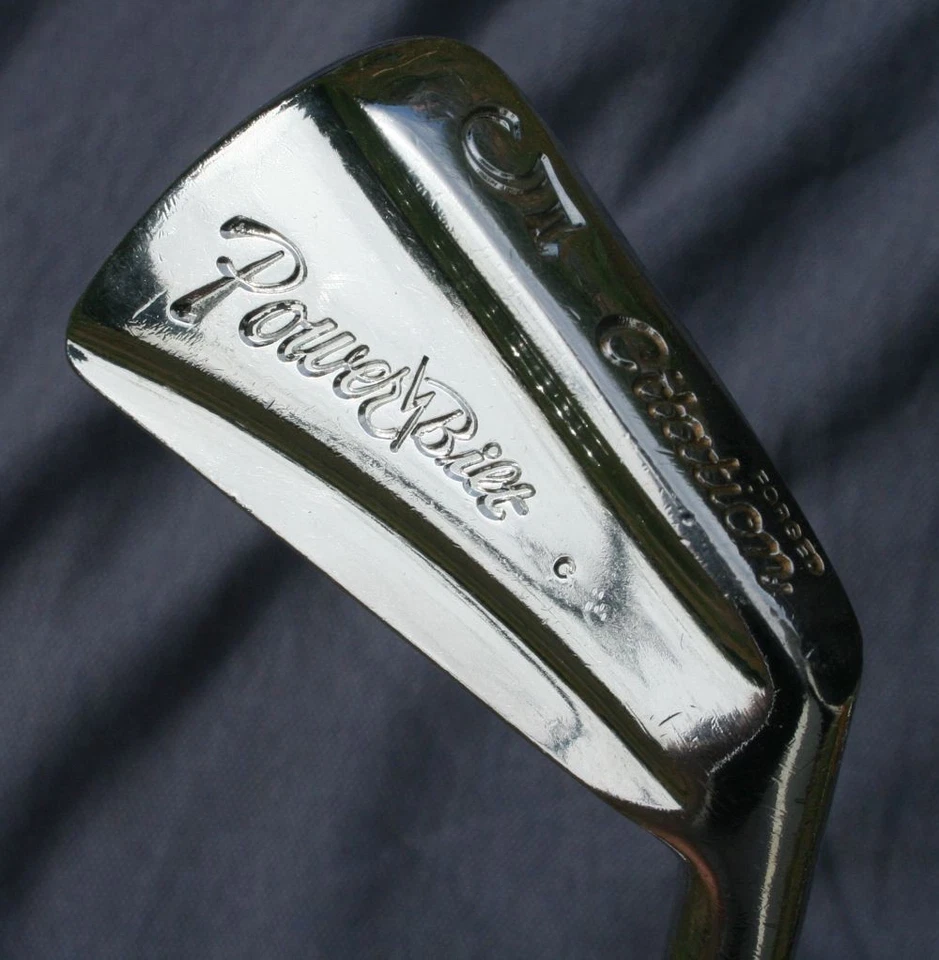 Para Hombres Power Bilt Forjado Citación # 5 Hierro Original Eje de Acero Powerbilt Foto 1 de 3