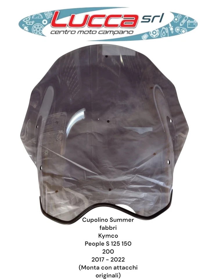 3273/LS Cupolino Fabbri People S 125 150 17/22 Monta Con Attacchi Originali - Immagine 1 di 1