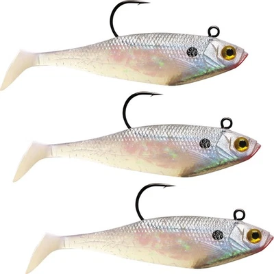 Storm Wildeye Swim Shad 3-inch Fishing Lures (3-Pack) - Pearl - Image 1 of 2