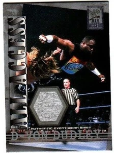 WWE D-Von Dudley 2002 Fleer All Access Event Worn Shirt Relic Card - Picture 1 of 1