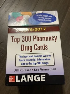 MCGRAW-HILL'S 2016/2017 TOP 300 PHARMACY DRUG CARDS By Lee Vermeulen - Picture 1 of 7