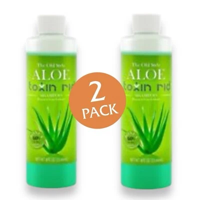 (2) Old Style Aloe Toxin Rid Shampoo Hair Follicle Test Cleanse Free Shipping