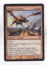 Magic MTG Worldwake: Foil: Mordant Dragon