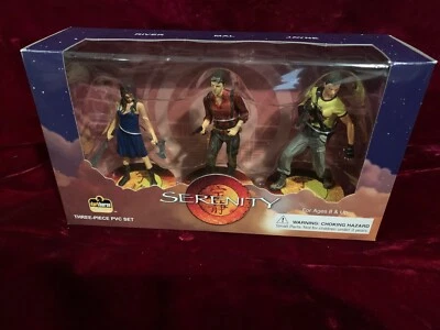 Darkhorse Deluxe Serenity Firefly Juego de 3 figuras de acción 2007 River, Mal, Jayne NUEVO Foto 1 de 4