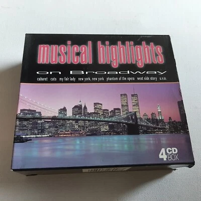 Musical Highlights On Broadway 4-CD-Box Topzustand - Bild 1 von 2